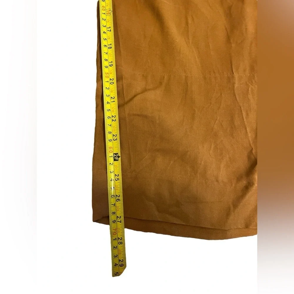 J. Crew Gold Brown Paperbag Waist Pants Sz 6